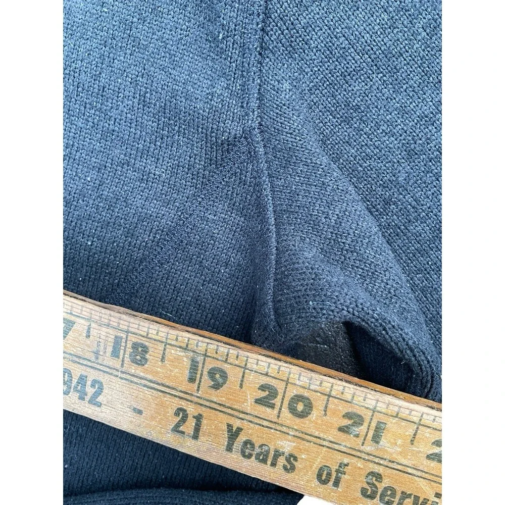 THE NORTH FACE Men's 1/4 Zip Fleece Sweater Pullover Large Black Gray